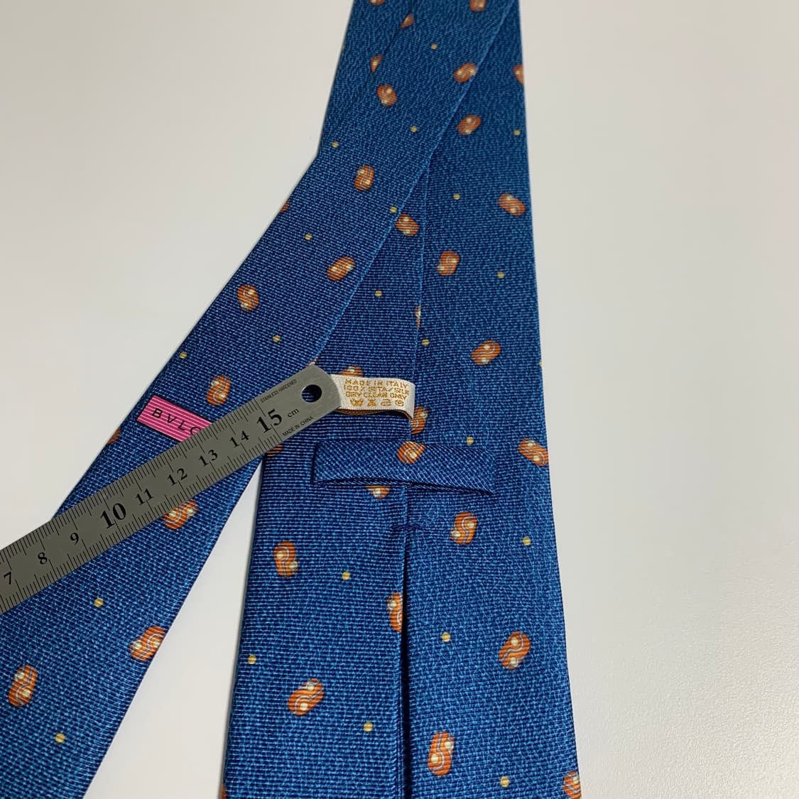 불가리(BVLGARI) 자카드 명품넥타이 100실크 A+등급 혼주넥타이 상품이미지6