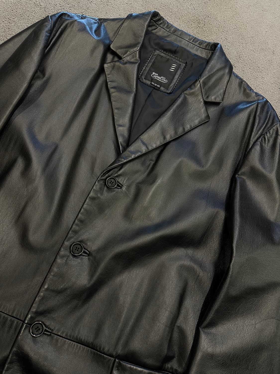 capricho 빈티지 소가죽 블레이저 자켓 처분  상품이미지2