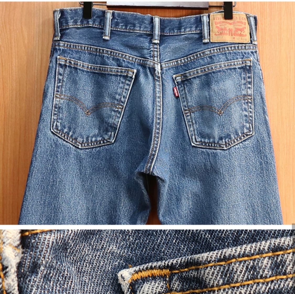 LEVIS 리바이스 517 부츠컷  데님 32  세탁완료 상품이미지5
