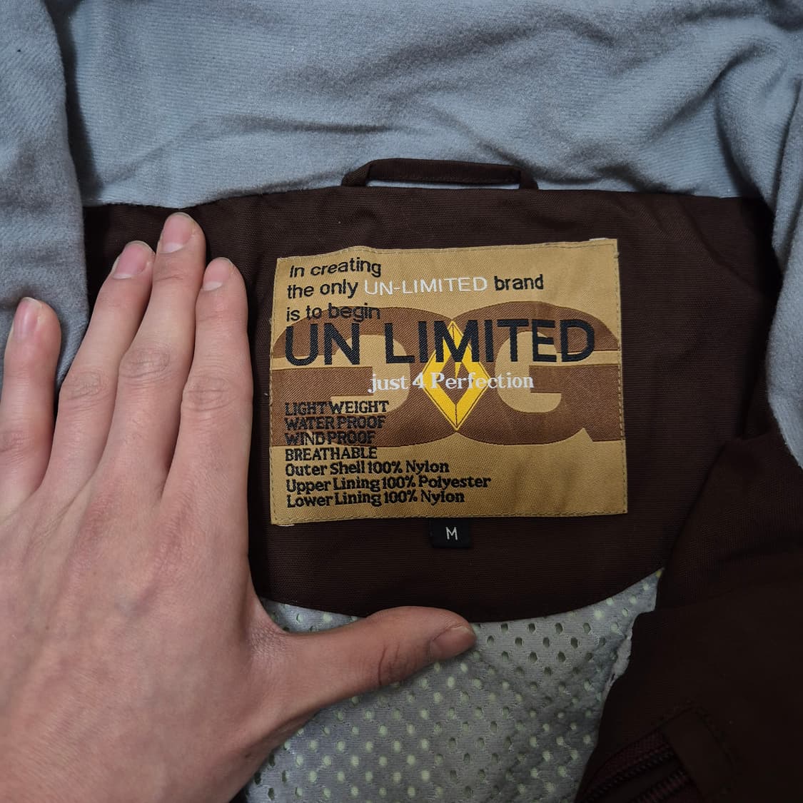 언리미티드 사이드와펜 스키복 보드복 배색 후드 스키점퍼 M(95) 상품이미지5