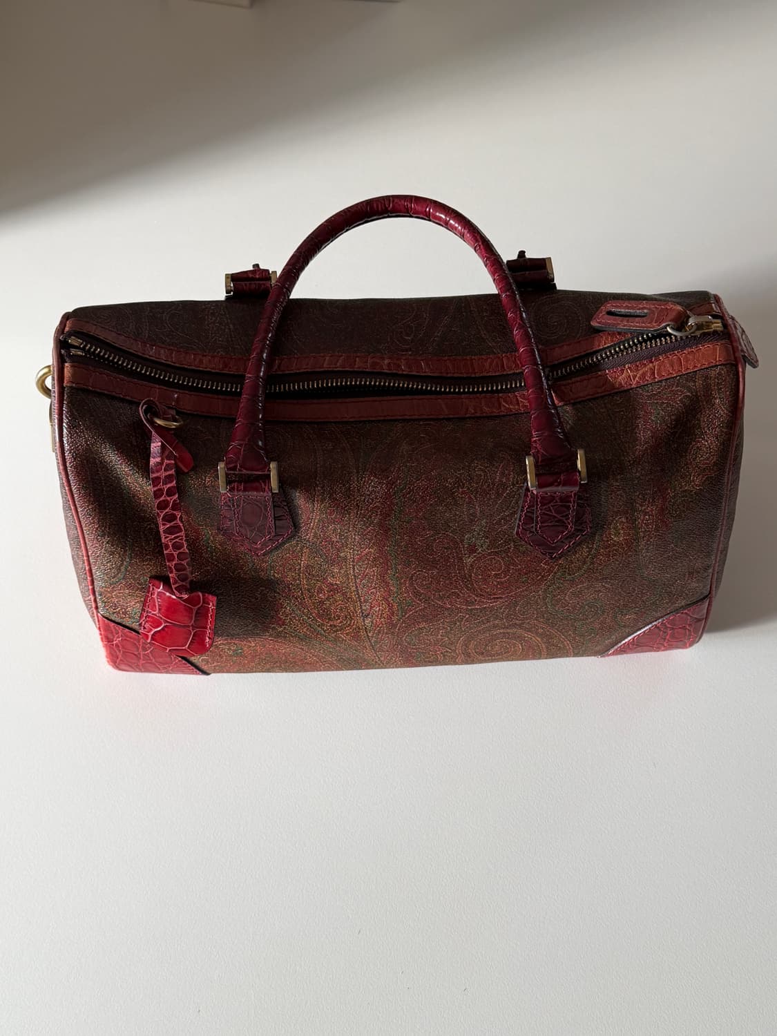 (거의 새거) 에트로 페이즐리 보스턴백 숄더백 상품이미지1