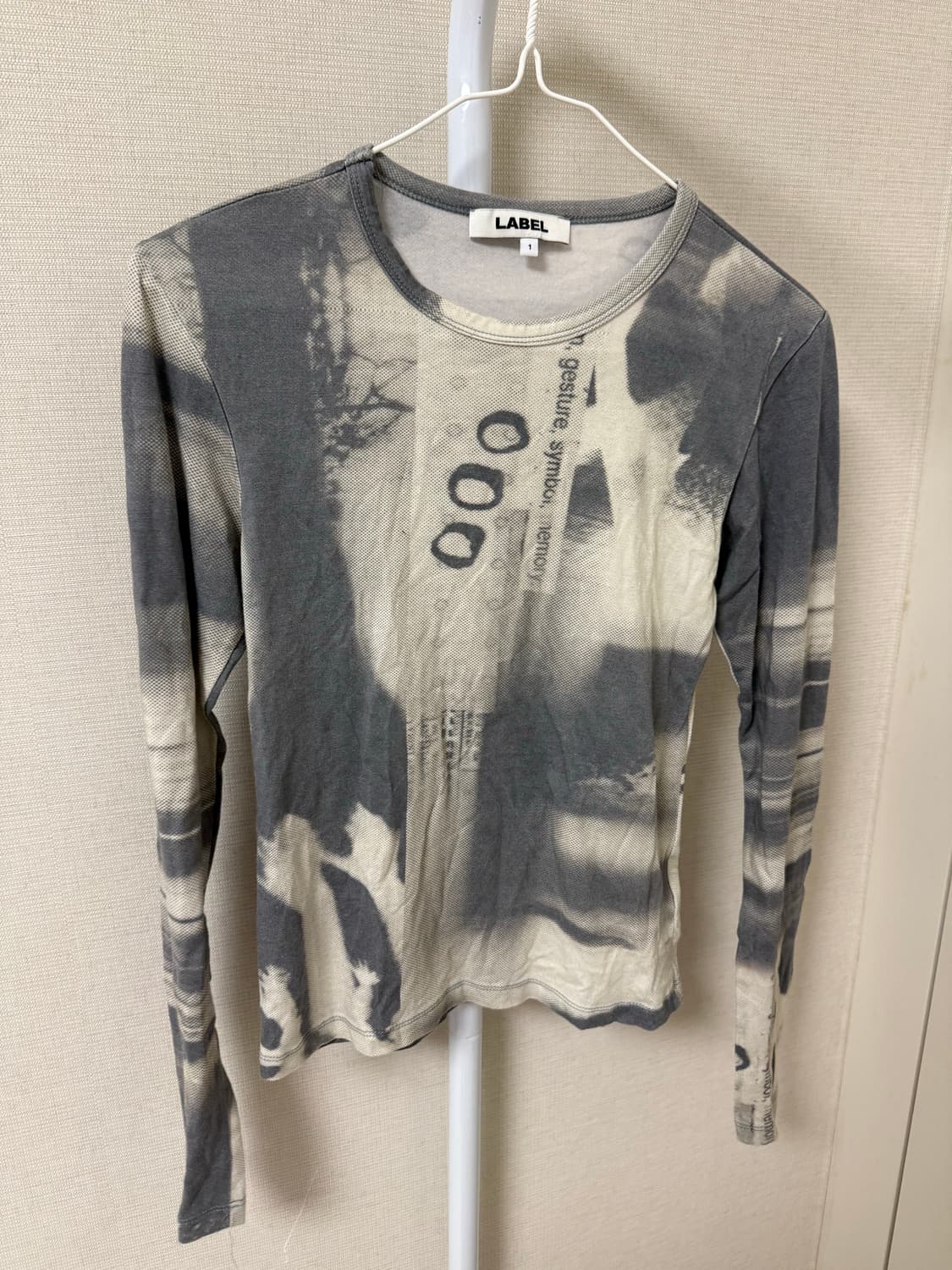 라벨아카이브 프린팅 탑 상품이미지1