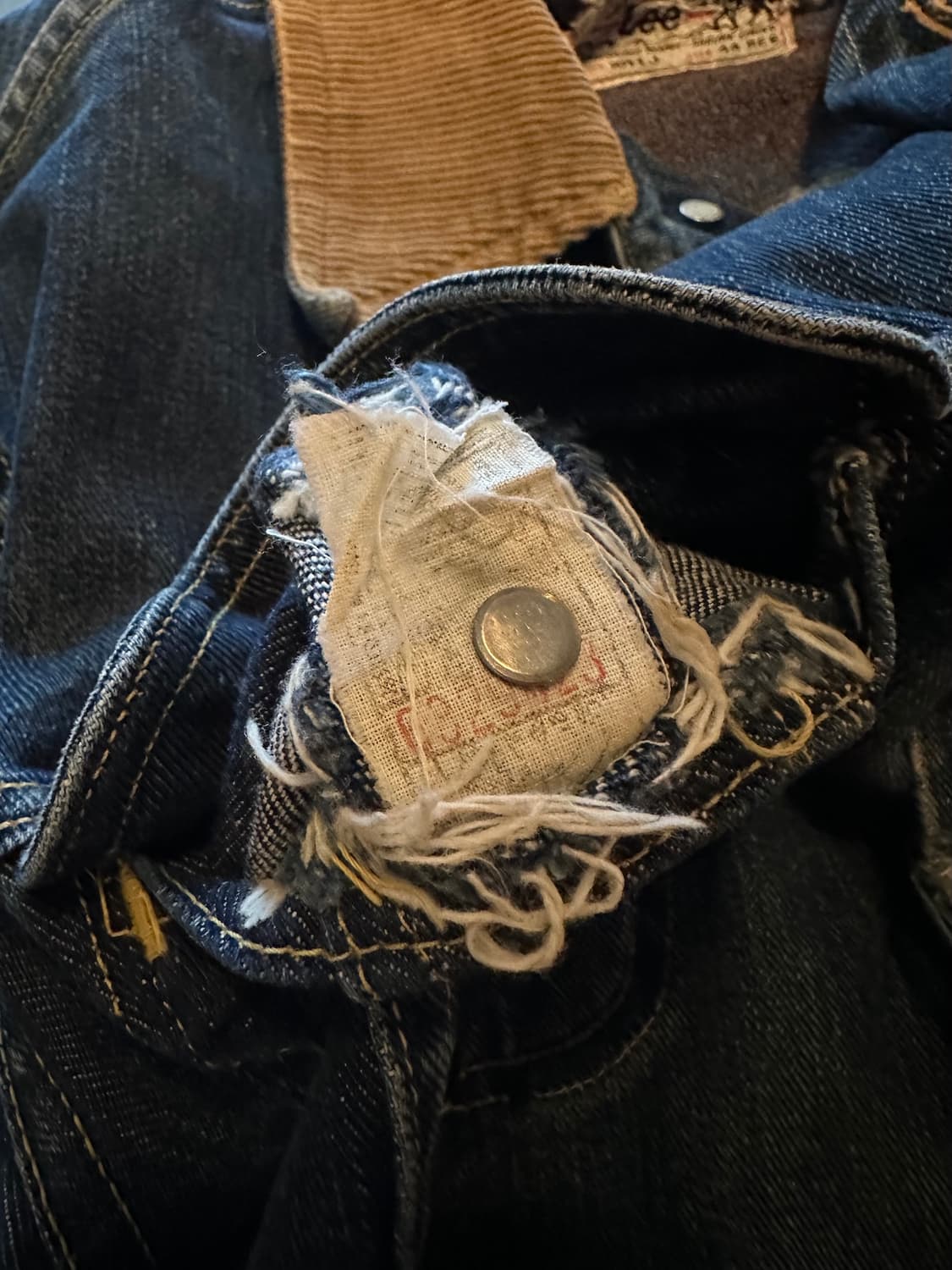 60s LEE 101LJ Storm Rider Denim Jacket 상품이미지10