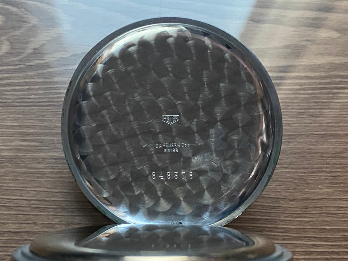 호이어(Heuer) 수동식 스톱워치 회중시계 빈티지시계 판매합니다. 상품이미지10