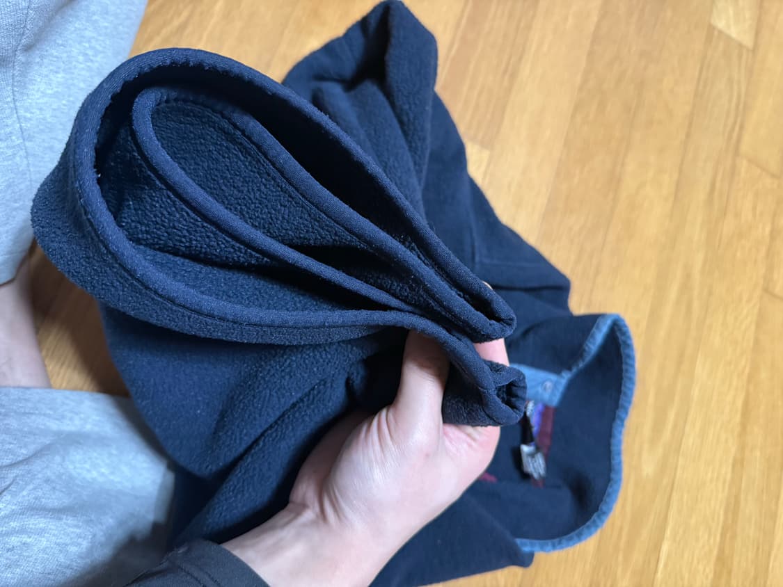 M 파타고니아 빈티지 신칠라 네이비 포켓 그레이 상품이미지7