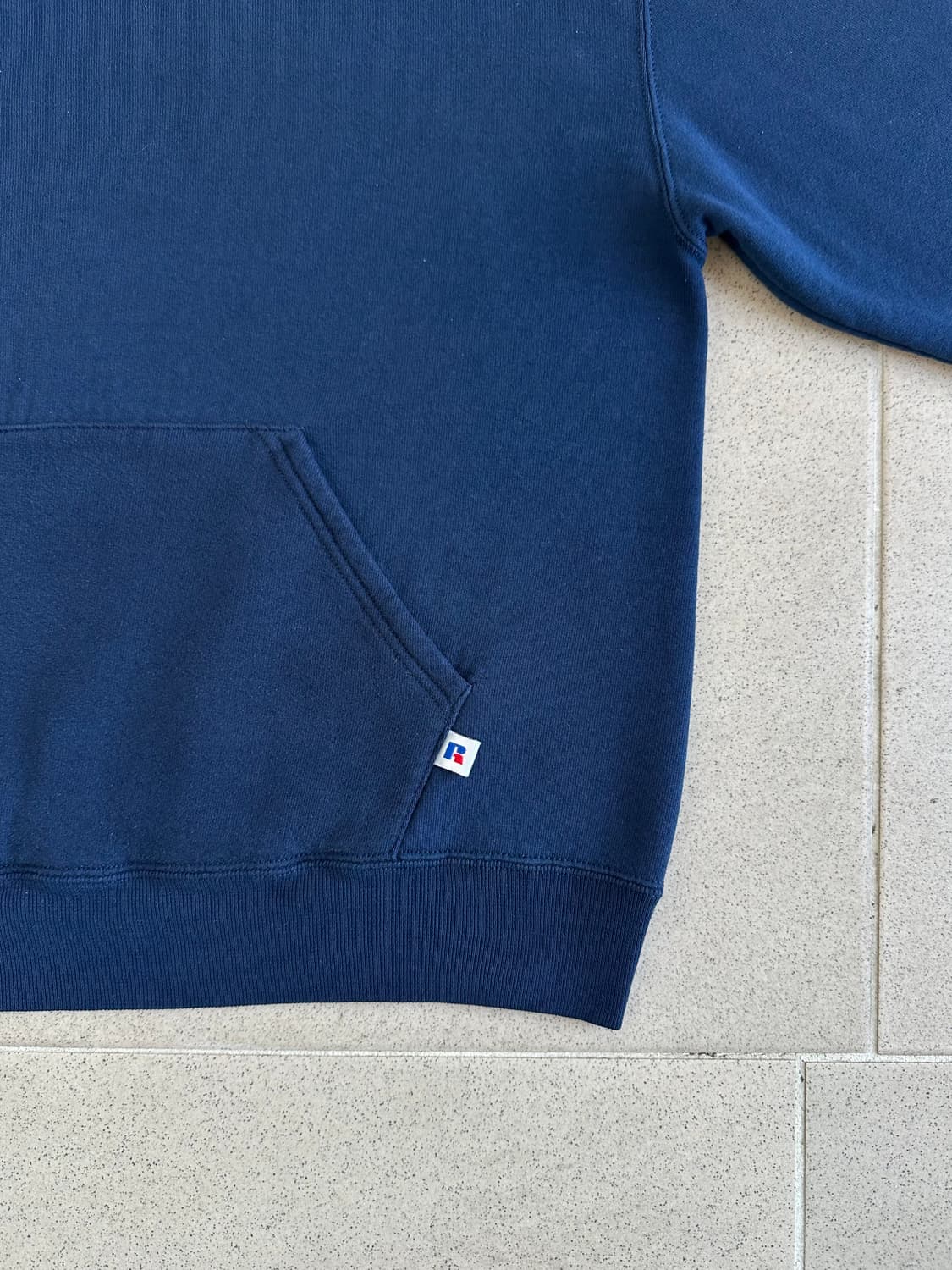 90s 빈티지 러셀 후드 네이비 L USA 상품이미지3