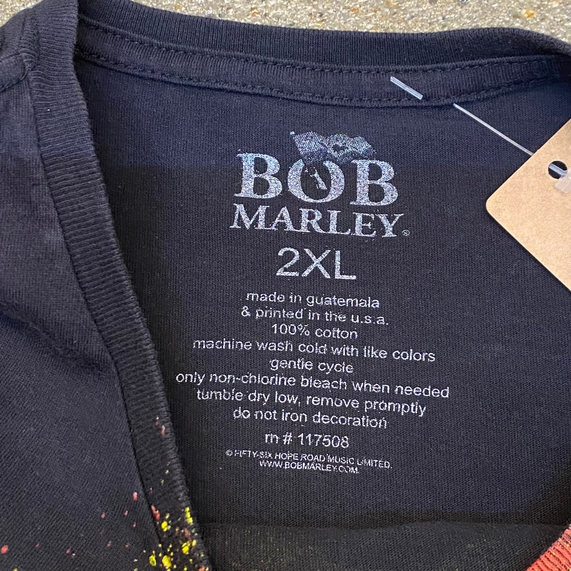 미국 빈티지 밥말리 프린팅 락티셔츠 반팔티 상품이미지4