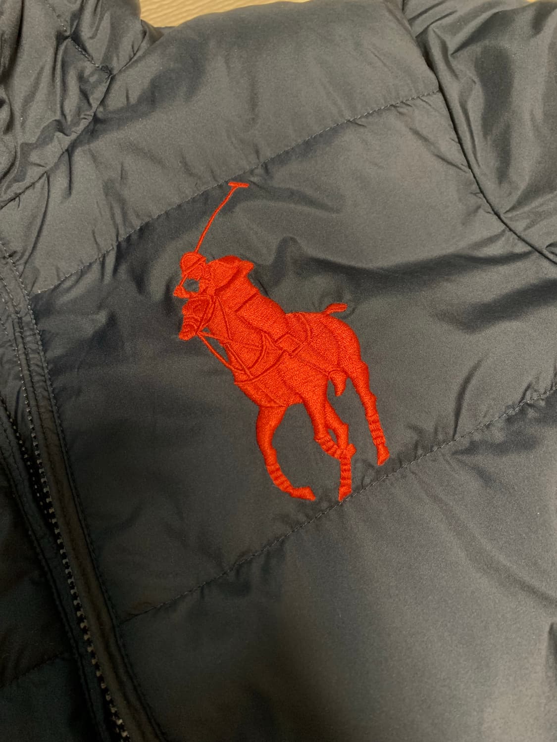 폴로 빅포니 패딩 네이비 상품이미지2