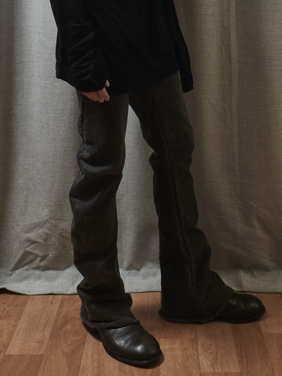 WJK 헤비저지 플레어 팬츠 상품이미지8