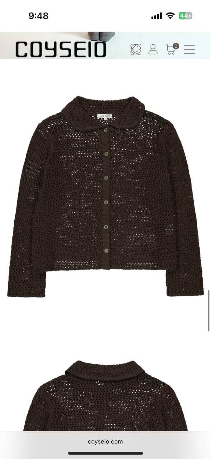 코이세이오 니트 가디건&치마 세트  상품이미지2