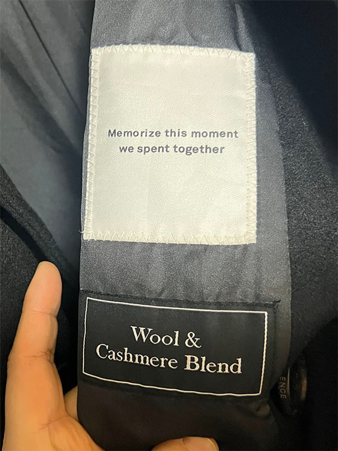 인사일런스 남자 캐시미어 더블 롱코트 오버핏 L 100-105 상품이미지4