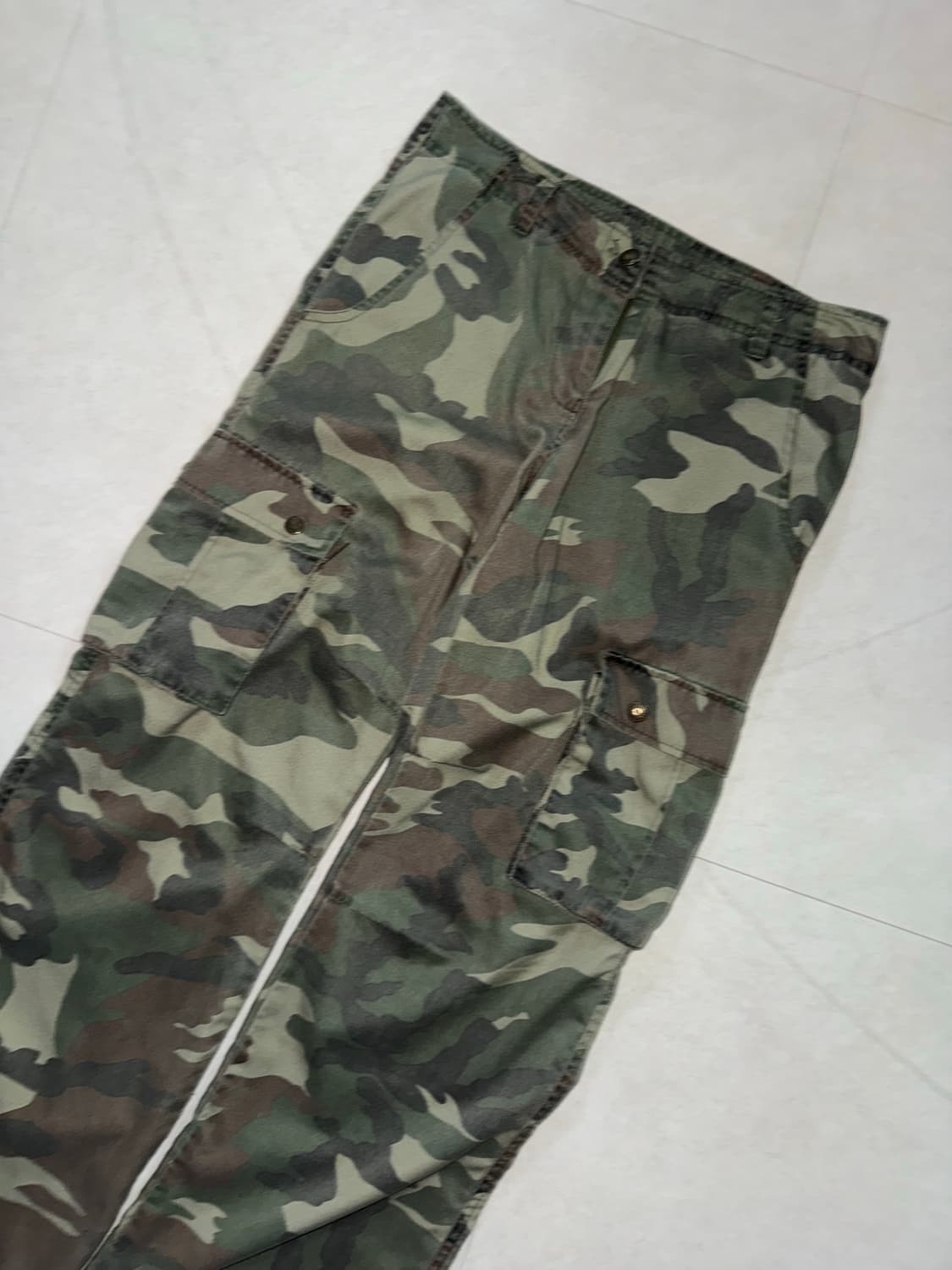 밀리터리 스트링 카고 바지 상품이미지1