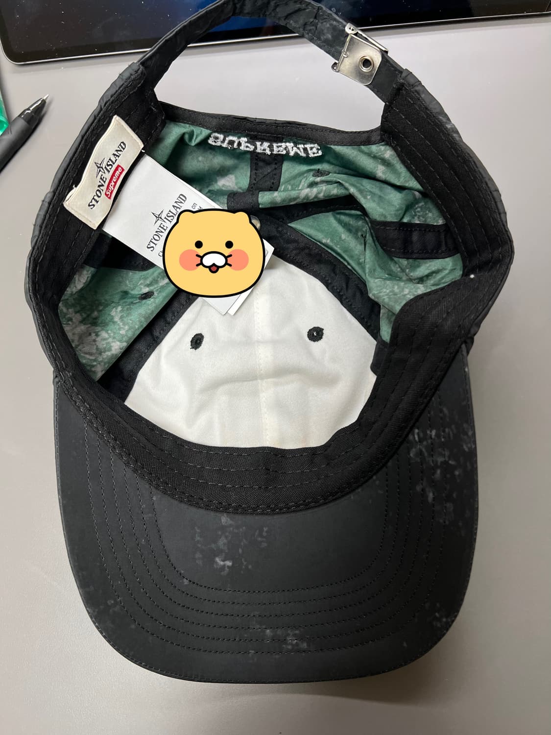 슈프림 스톤아일랜드 페인티드 나일론 볼캡 상품이미지6