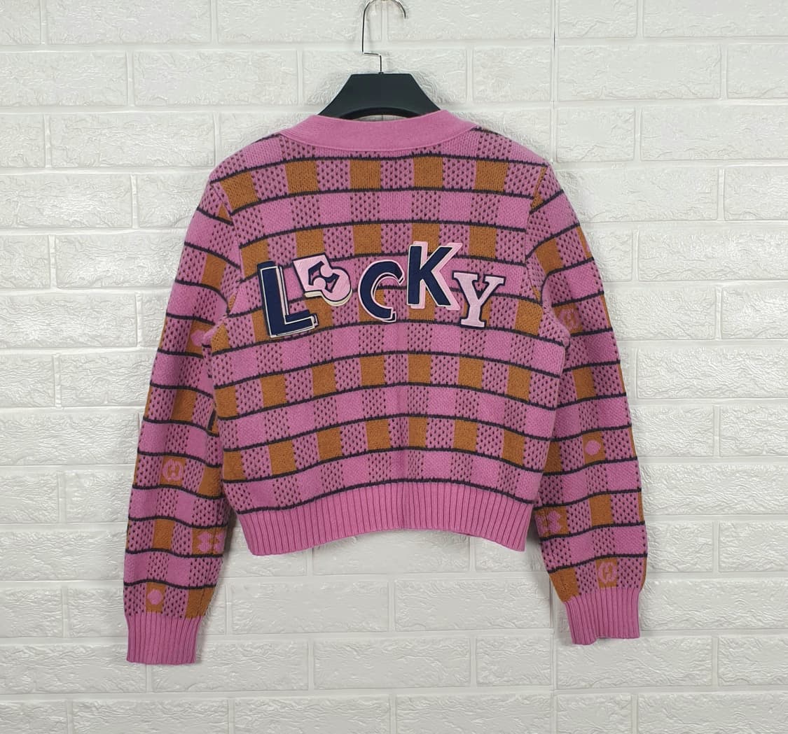 [F]럭키슈에뜨 크롭 니트 가디건 상품이미지2