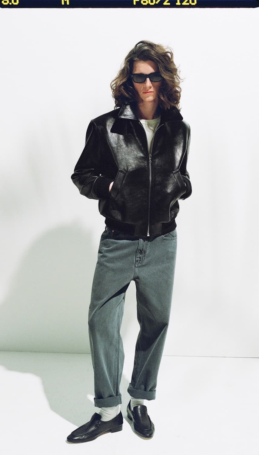 렉토 26SS 레귤러핏 데님 팬츠 다크 그레이 상품이미지3