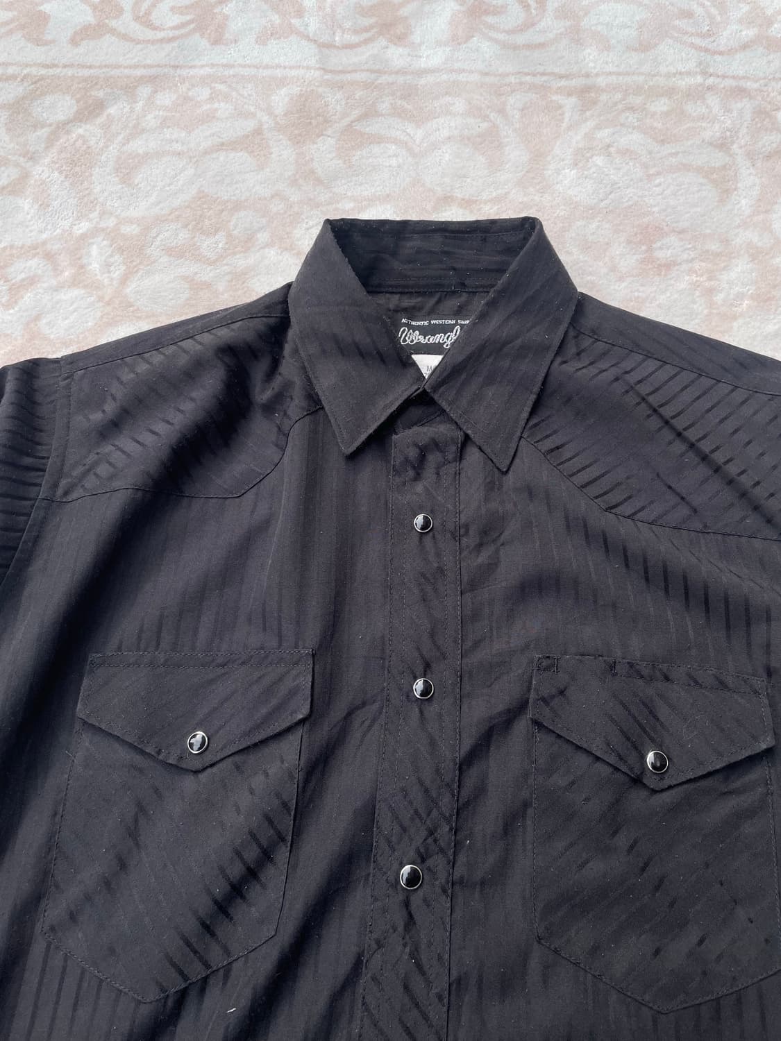 랭글러 실크 스트라이프 웨스턴 셔츠 상품이미지3