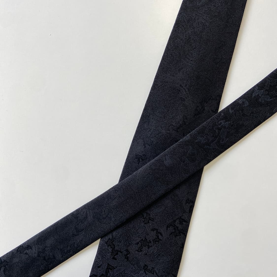 버버리 블랙 명품 정품 심플로고 넥타이 (Burberry) 상품이미지4