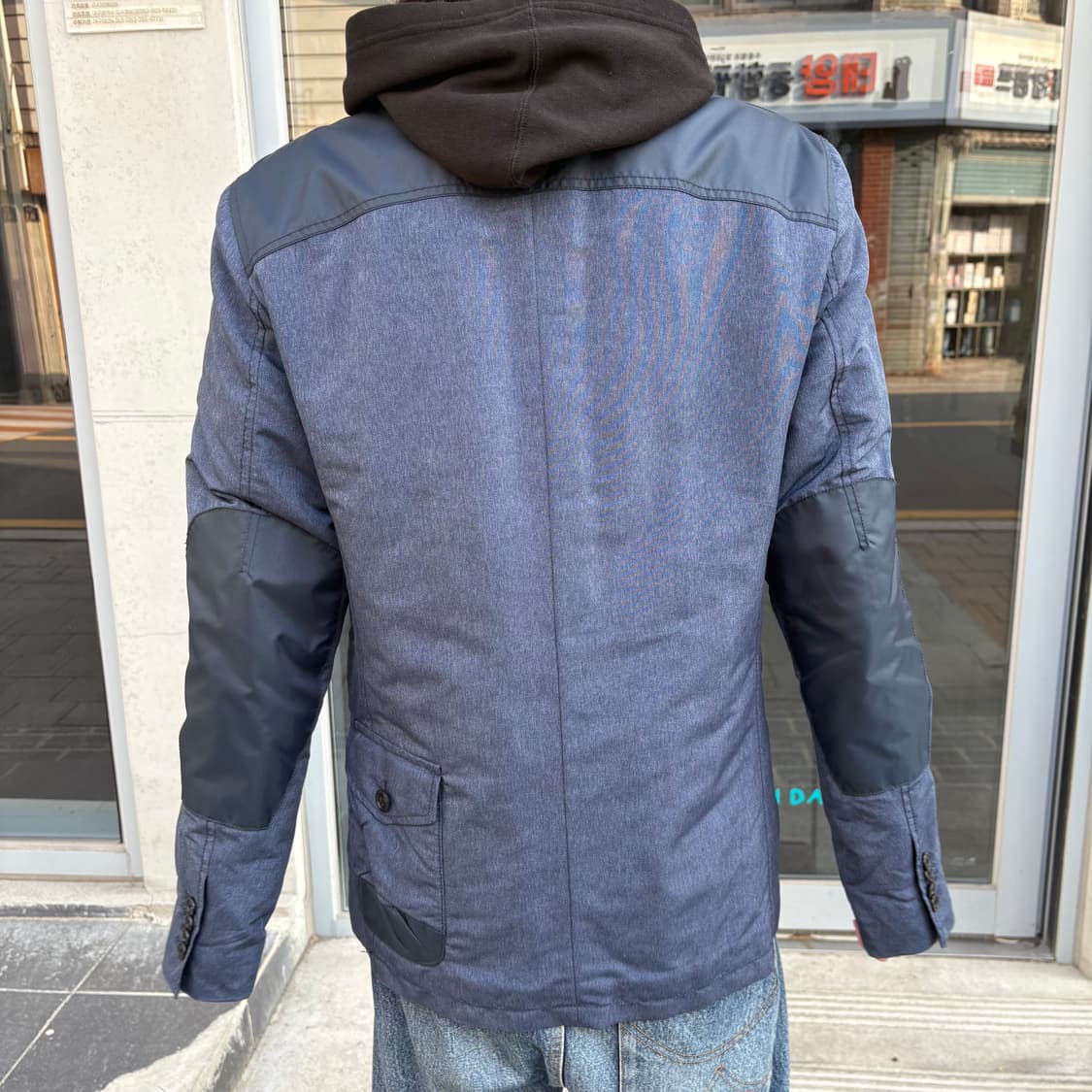 알마니 익스체인지 네이비 사파리 자켓 상품이미지5