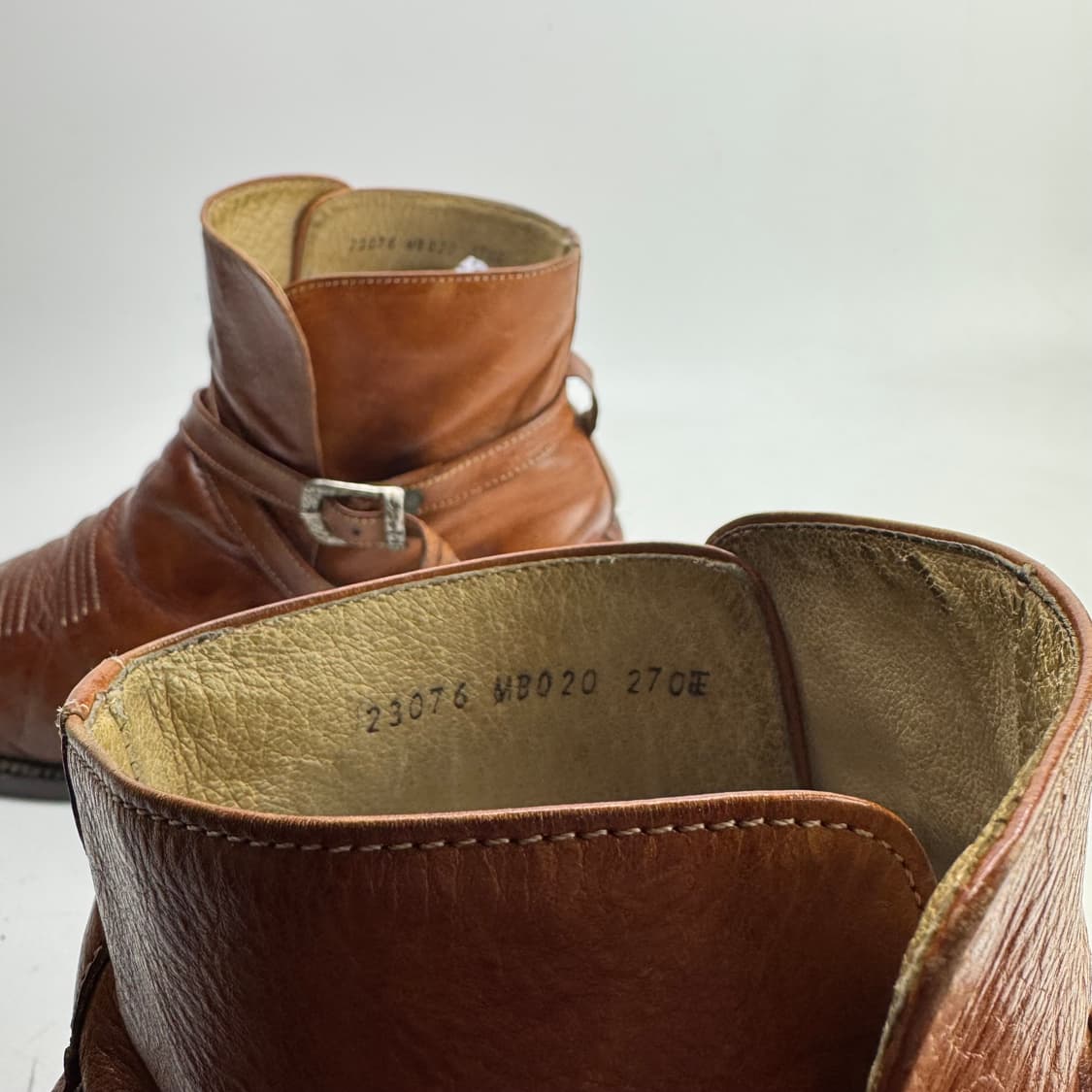 270) 빈티지 수제 바이커부츠 핸드메이드 웨스턴부츠 상품이미지9