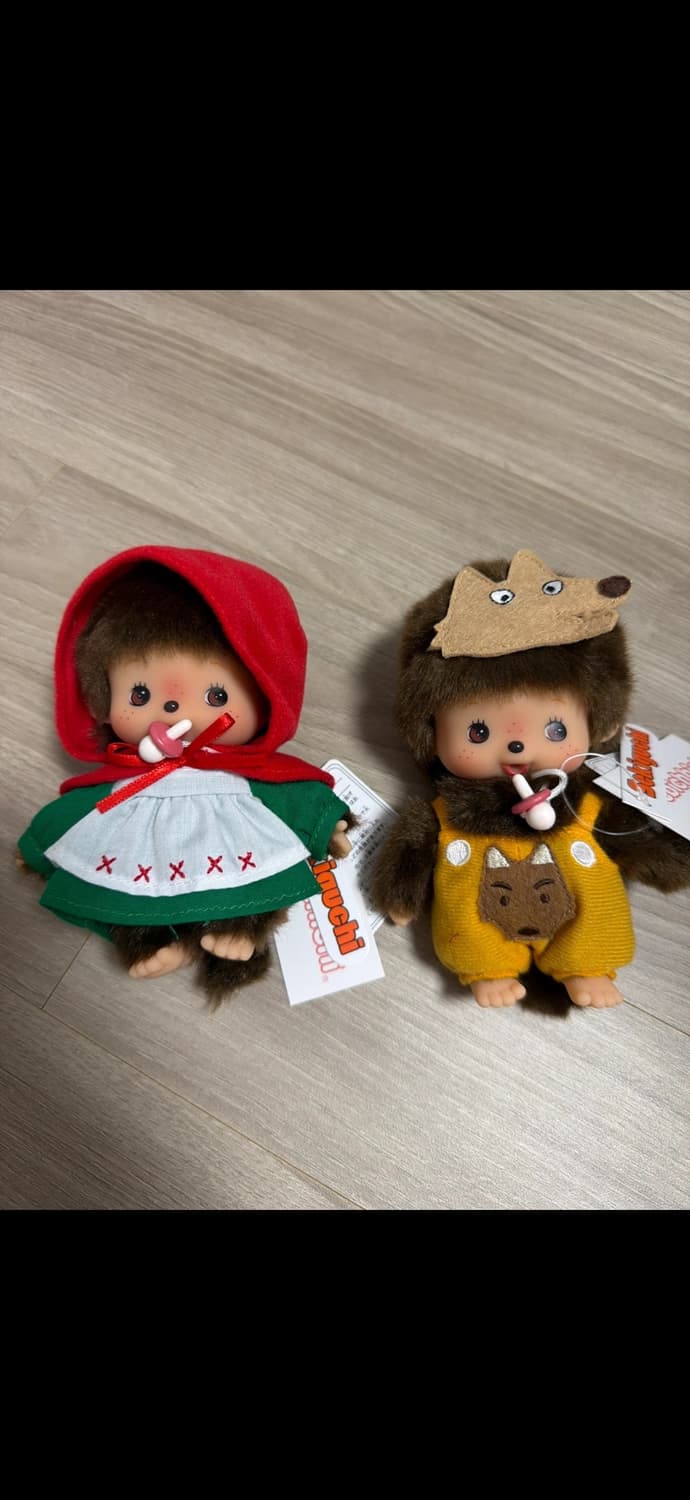 몬치치 베베치치 빨간모자 늑대 인형 세트 상품이미지1