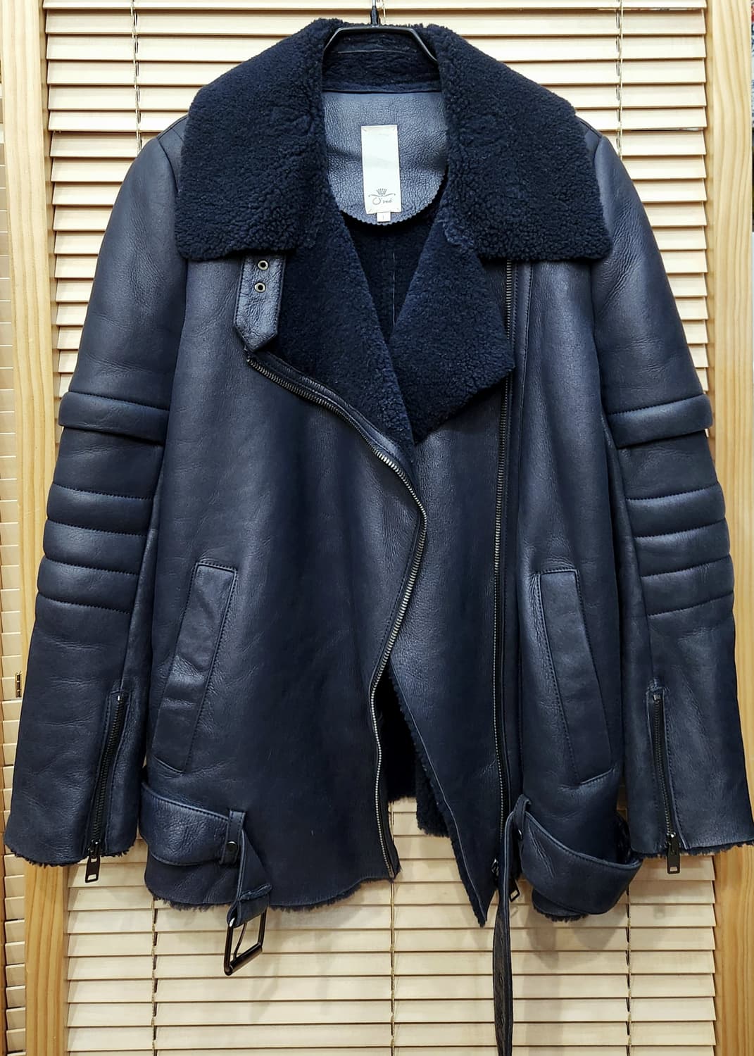 한섬 오즈세컨 양가죽 양털무스탕 상품이미지1