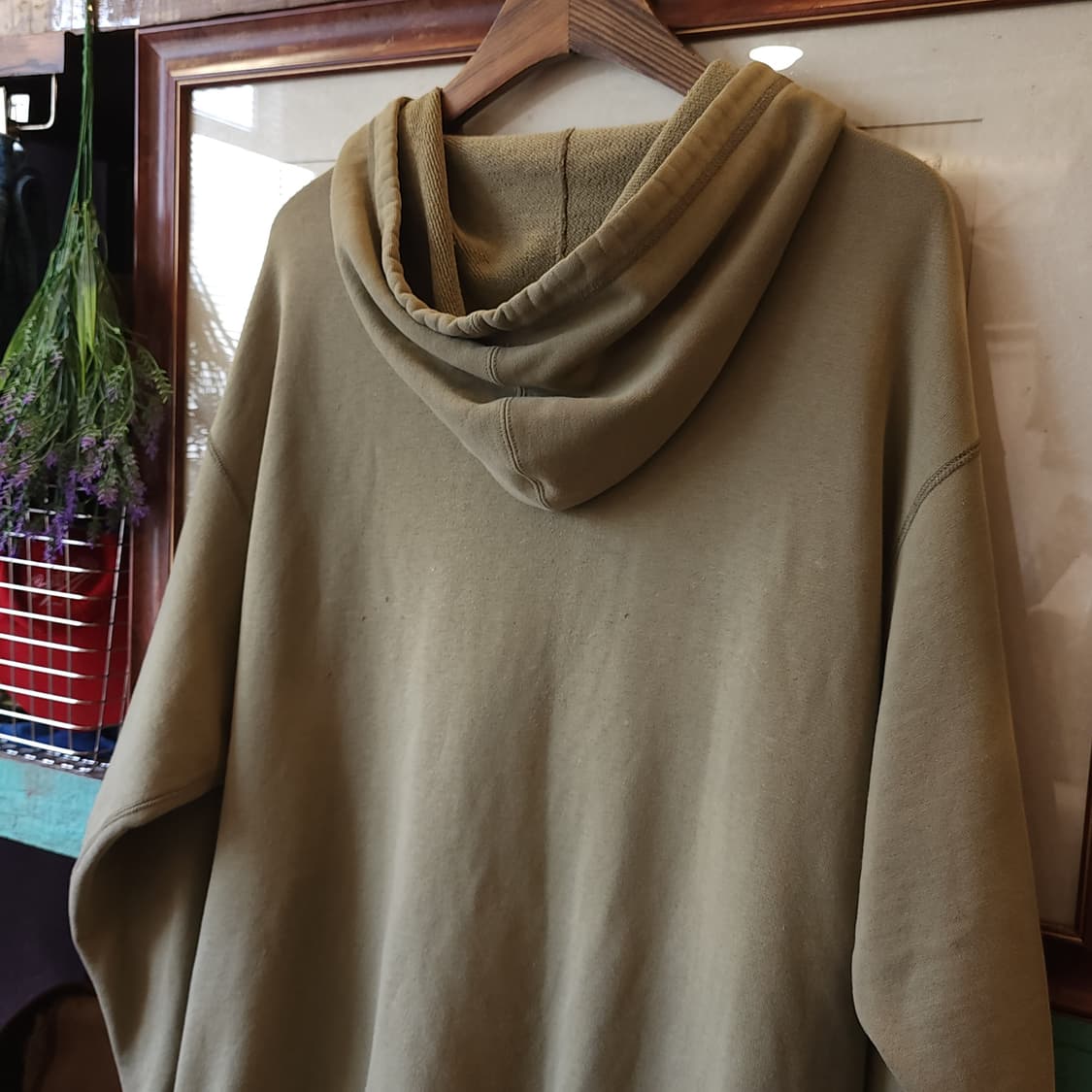 90s 폴로 컨트리 후드 스웻셔츠 후드 집업 그린 M 상품이미지10