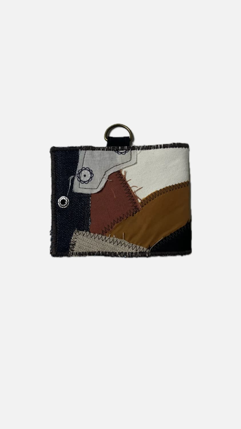 Tot0_ [Levis patchwork half wallet] 상품이미지2