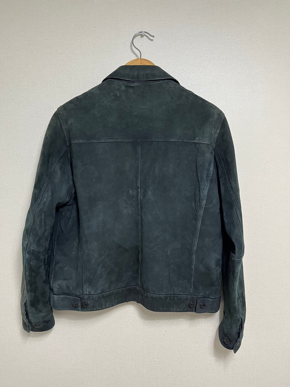 마시모두띠 스웨이드 레더 트럭커 자켓 상품이미지3