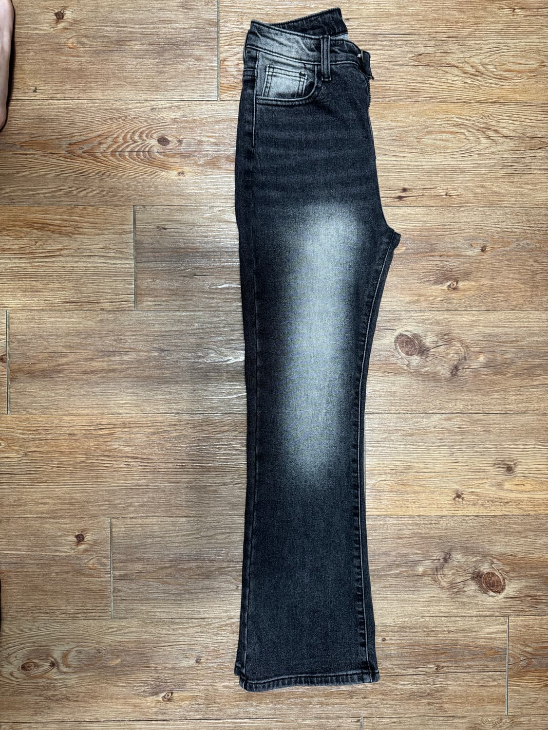 🔥(새상품) 애니웨이모어 부츠컷 데님 바지 S (숏버전)👖 상품이미지3