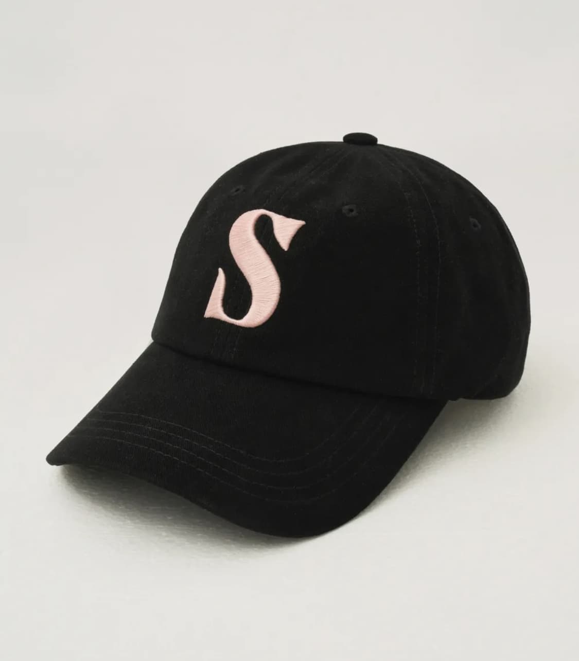 세터 캐쥬얼 볼캡 블랙 핑크 상품이미지1