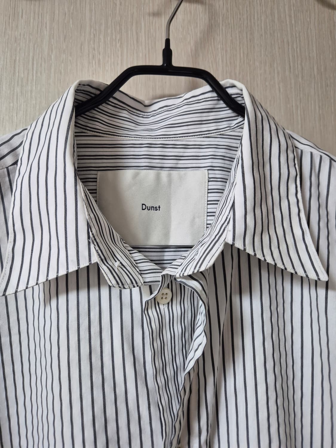 던스트 Dunst 스트라이프 셔츠 오버핏 더블 레이어드 남방 상품이미지4