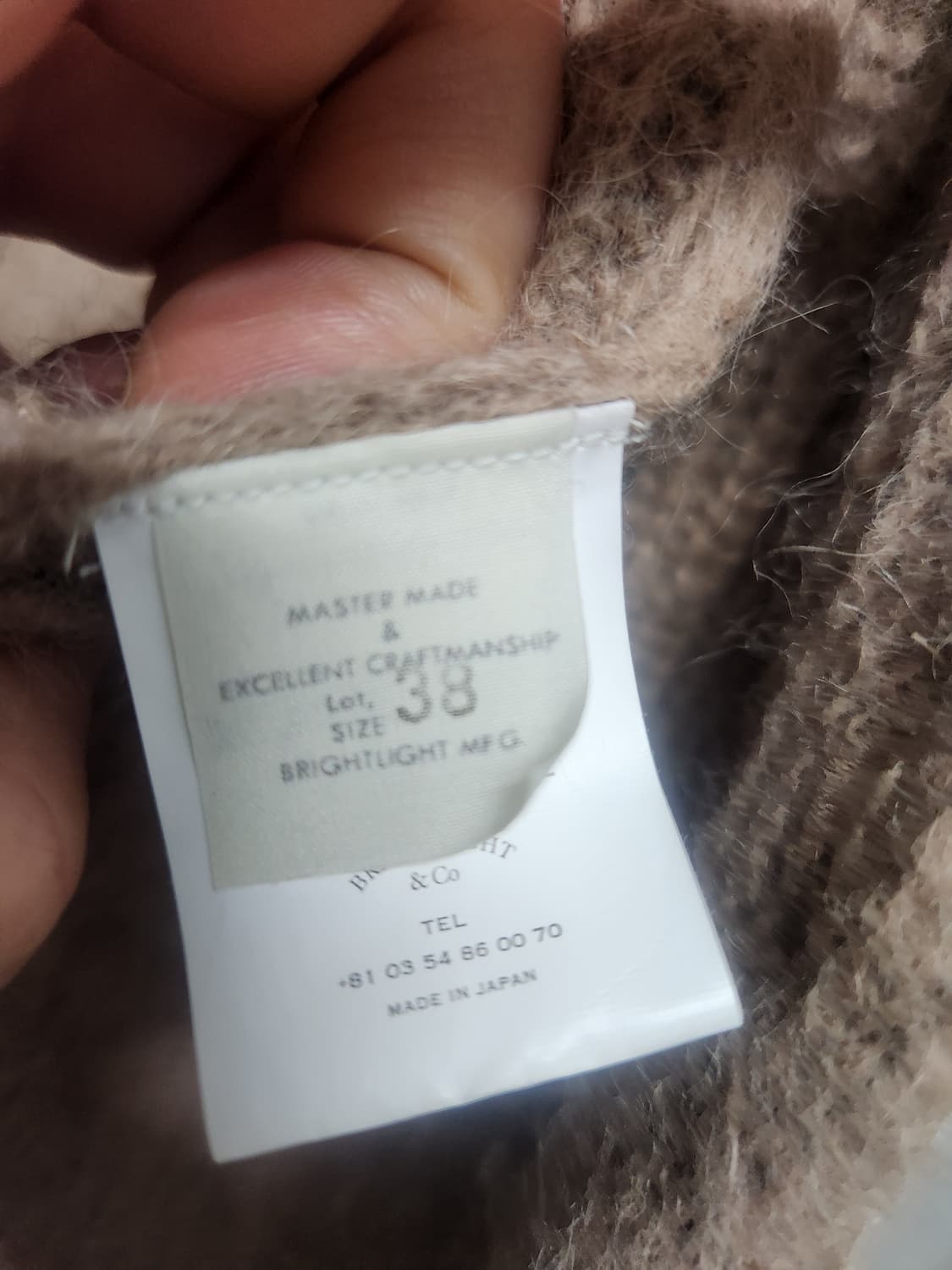 올드조 old joe 알파카 가디건 상품이미지2