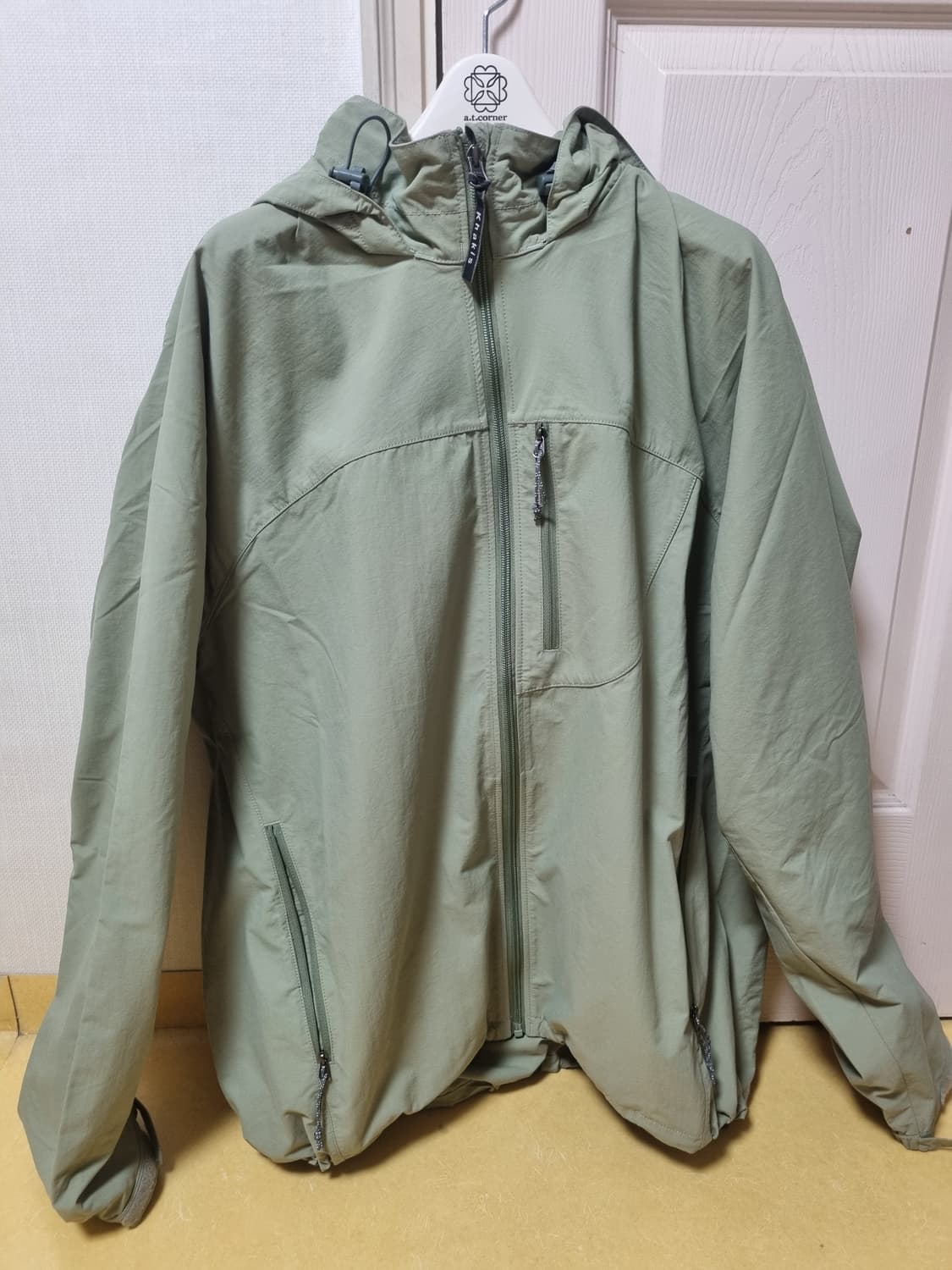 카키스 나일론 밀 자켓 바람막이 모스 L사이즈 상품이미지1