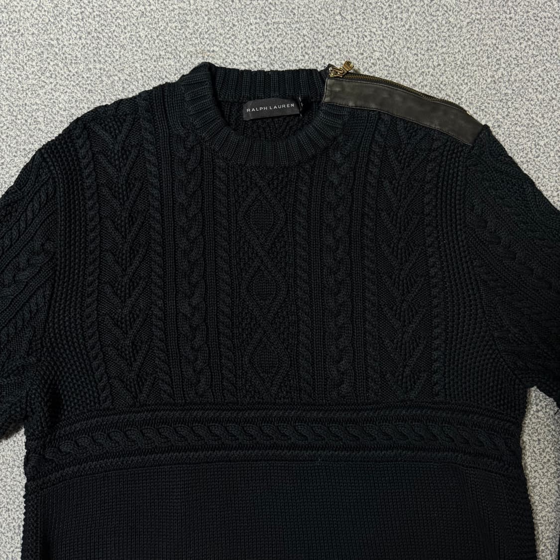폴로 랄프로렌 가죽패치 니트 L 상품이미지4