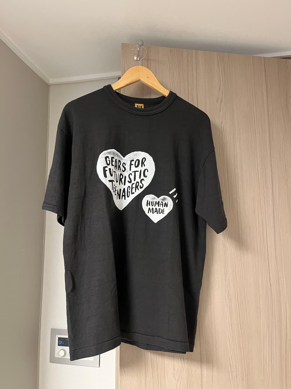 휴먼메이드 드로운하트 반팔티 xl 사이즈팝니다 상품이미지1