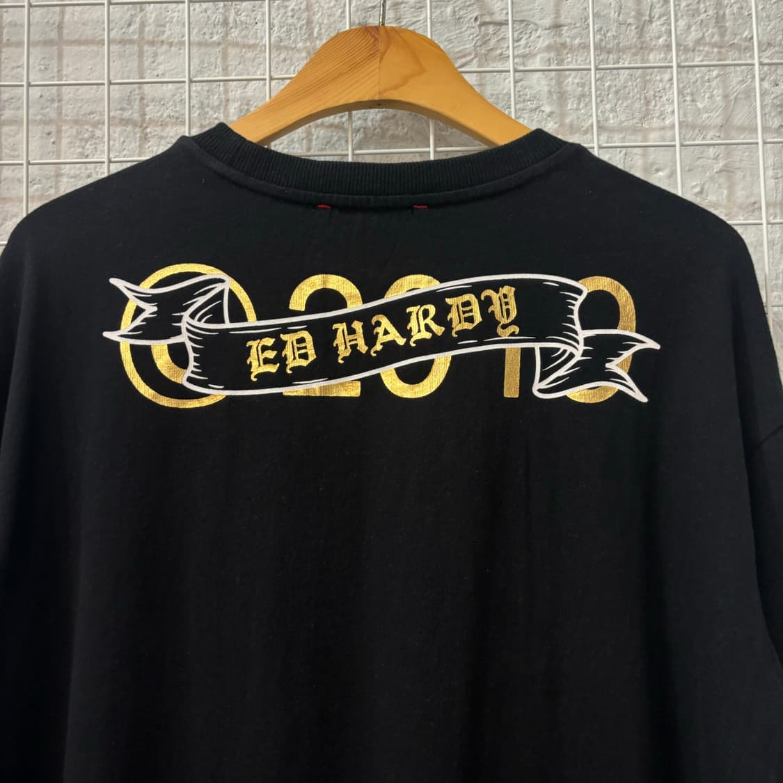 애드하디 빅 웨이브 블랙 반팔 티셔츠 L 상품이미지7