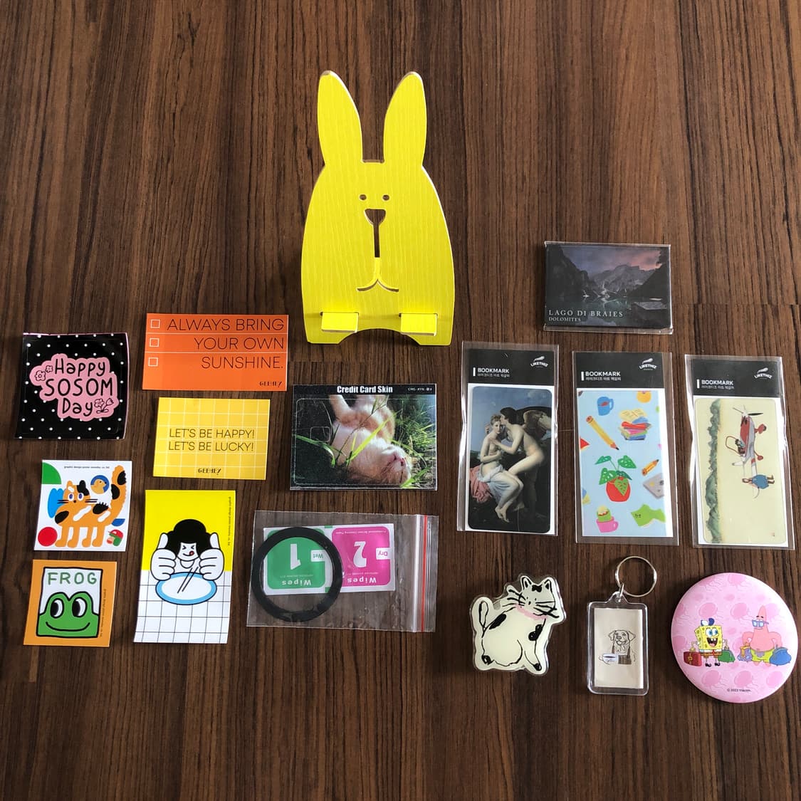 그립톡, 책갈피, 마그넷, 키링, 거울, 카드커버 스티커등 일괄 상품이미지2