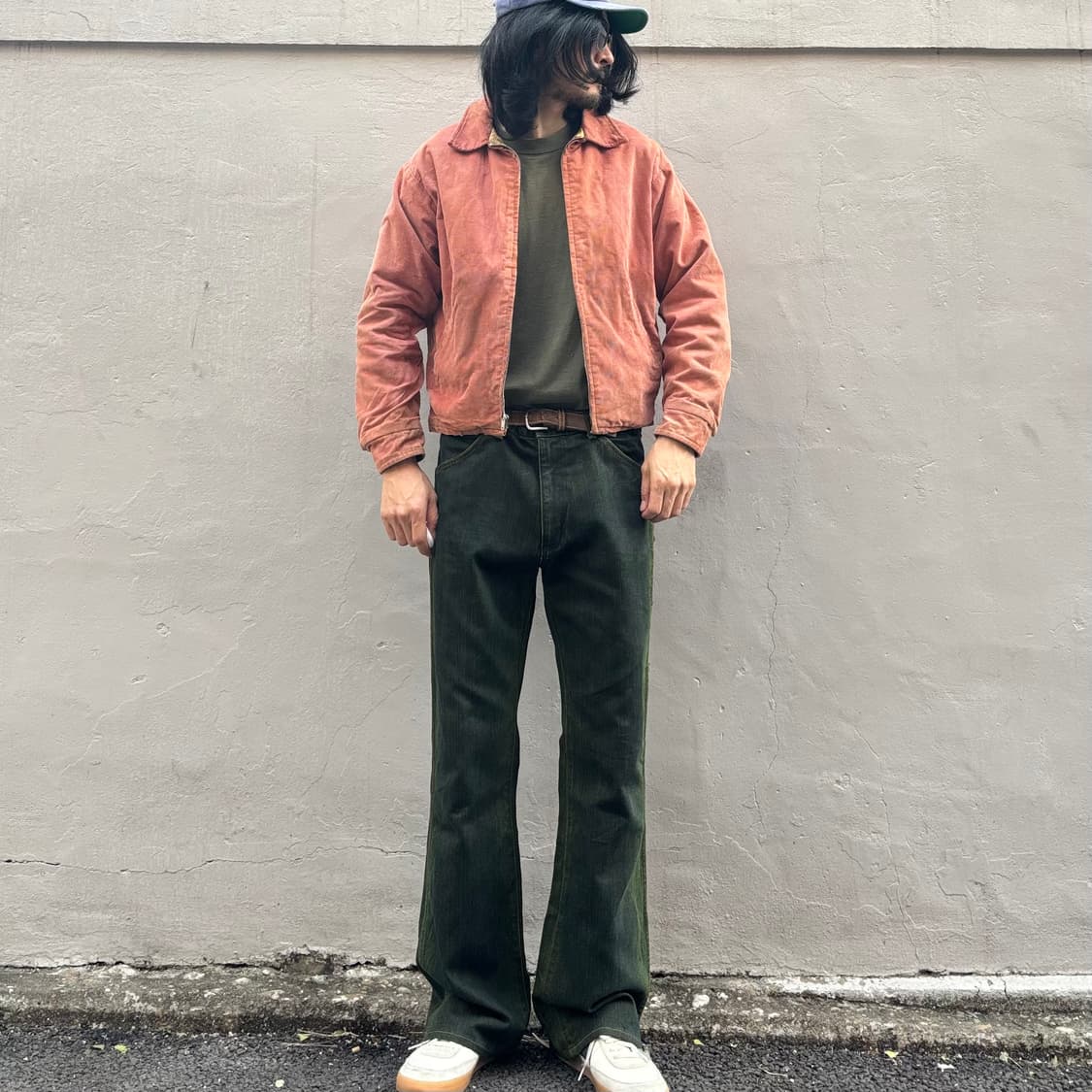 60년대 미국 빈티지 코듀로이 블루종 자켓 상품이미지9