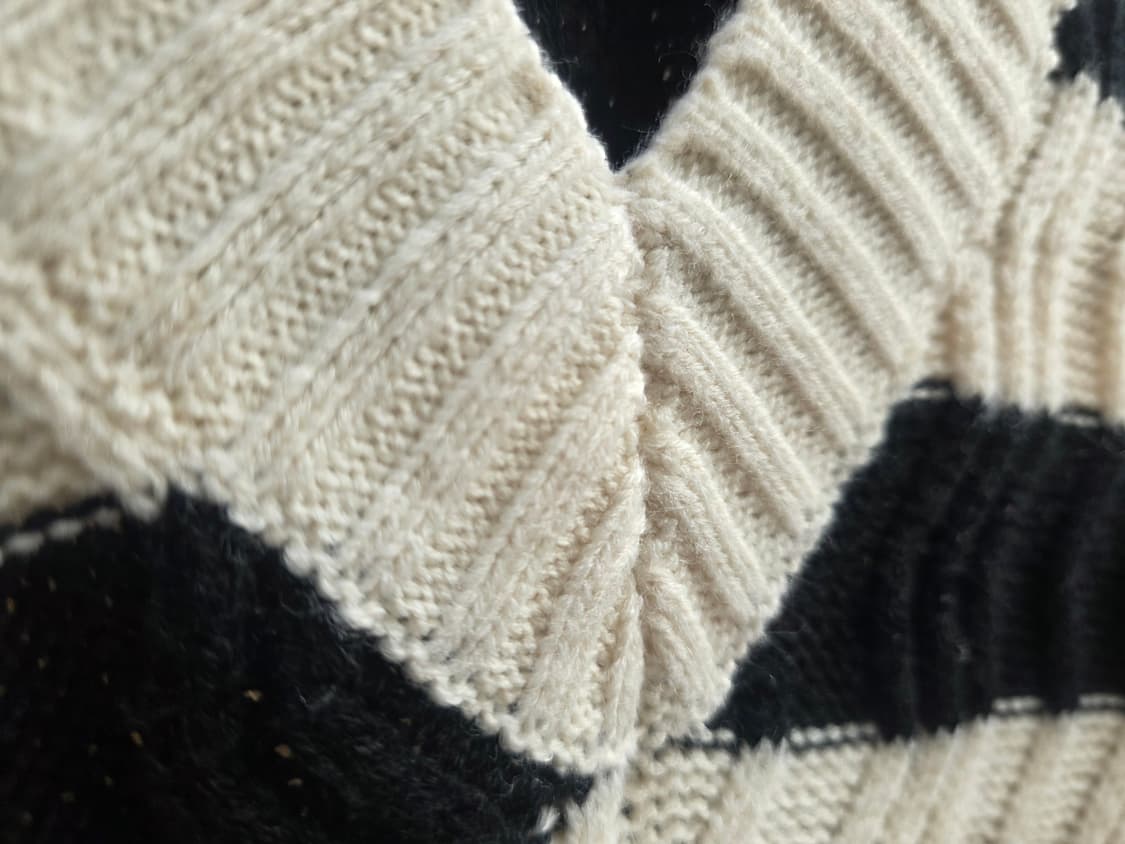 단가라 니트 조끼 상품이미지3