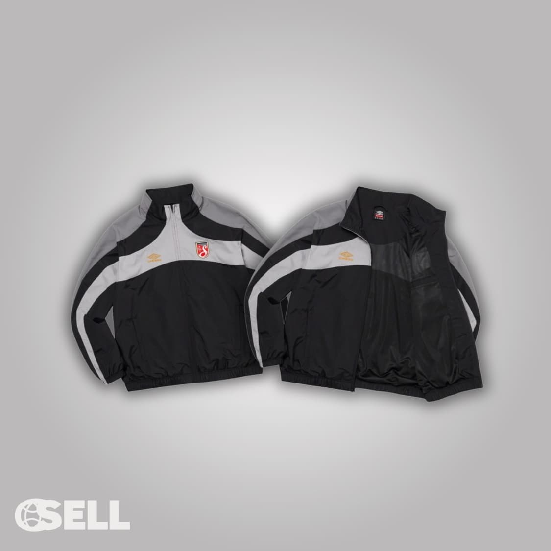 슈프림 × 엄브로 트랙자켓 블랙 상품이미지2