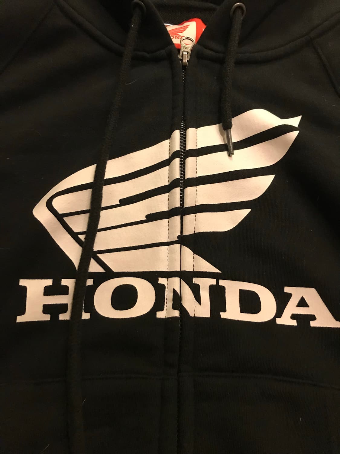 혼다 크롭 후드집업 블랙 검정 상품이미지2