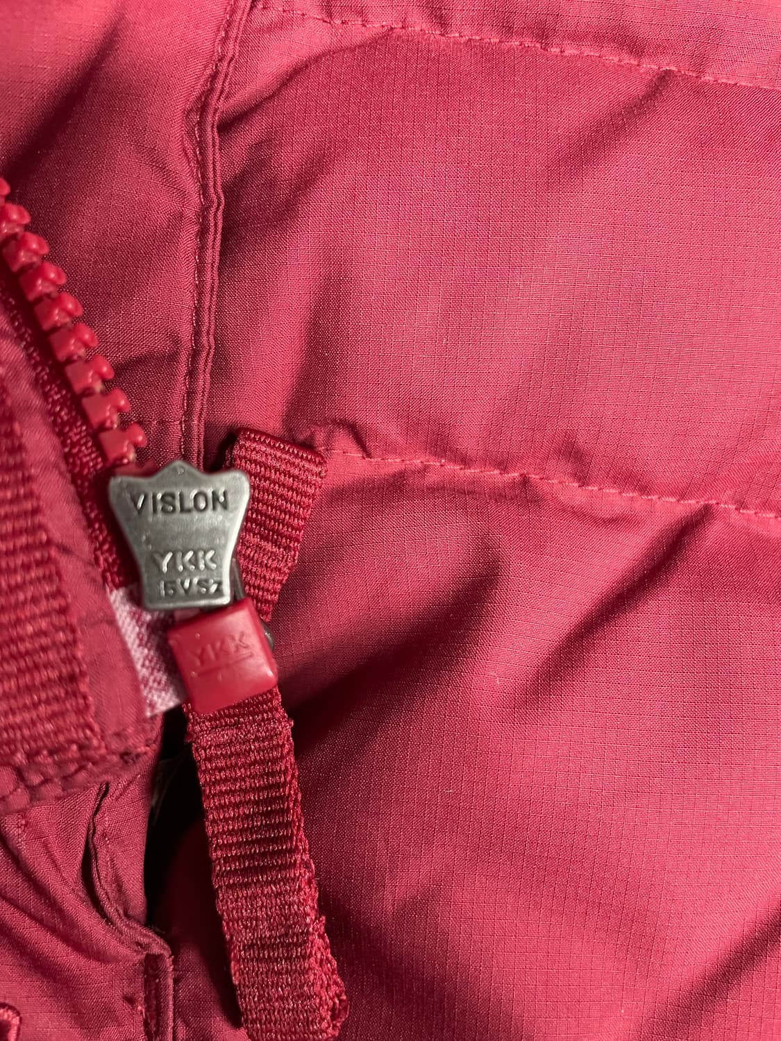 vtg  L.L.Bean 바둑판 퀼팅 다운베스트 상품이미지6