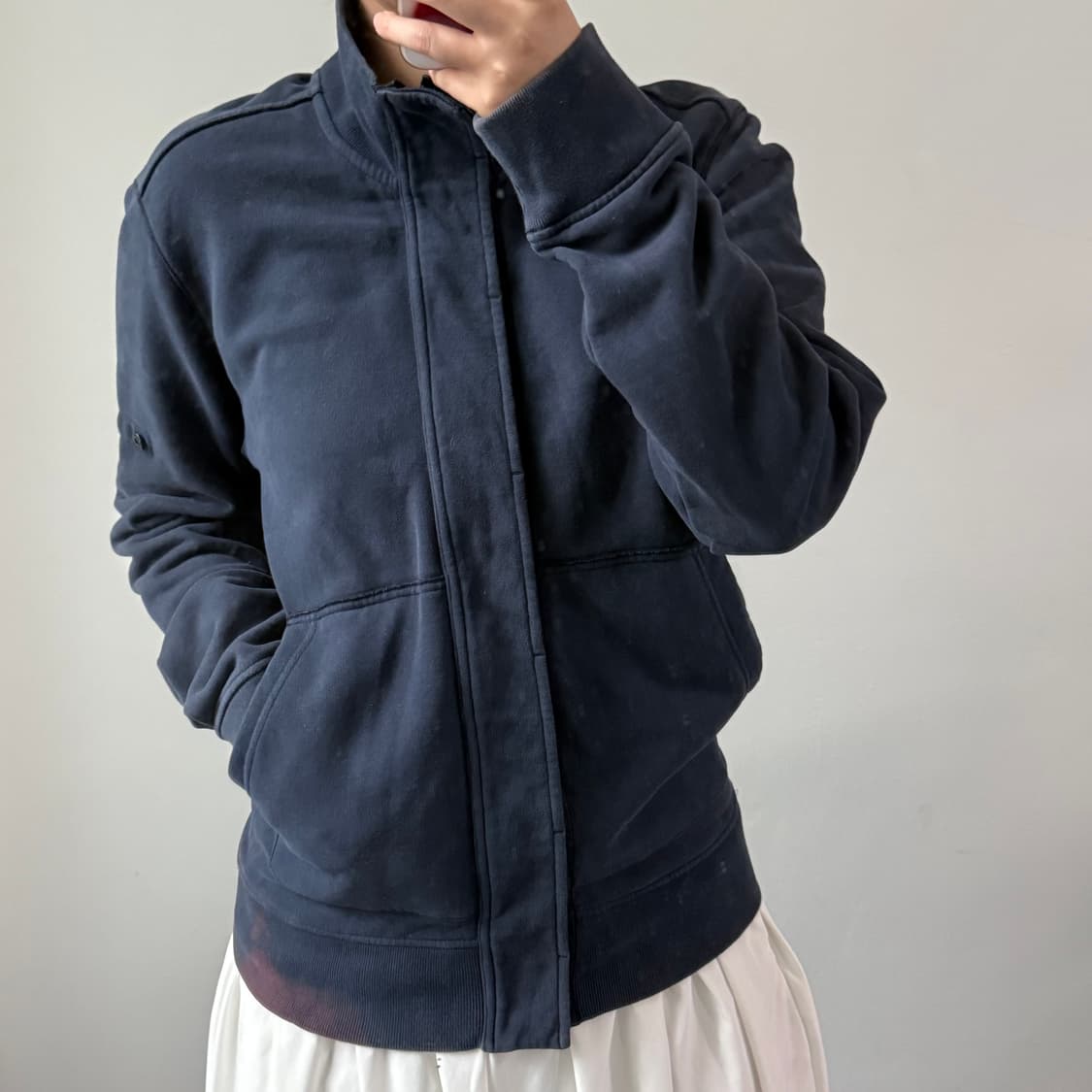 [M] 스톤아일랜드 네이비 집업 자켓 상품이미지2