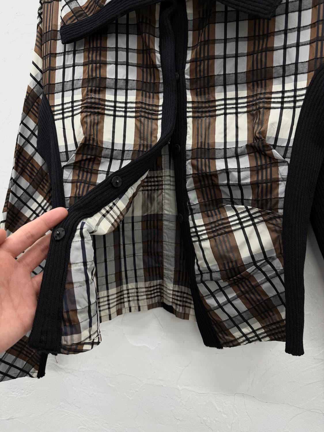 hiroko bis 믹스드 체크 탑 상품이미지4