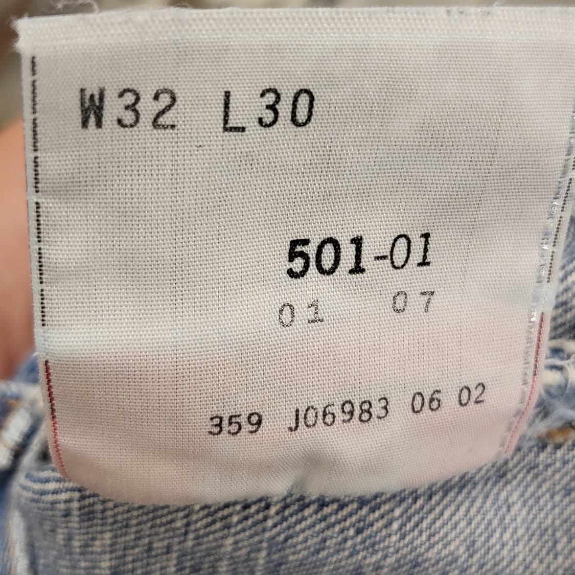일본판 리바이스 501 빈티지 데님팬츠 청바지 상품이미지6
