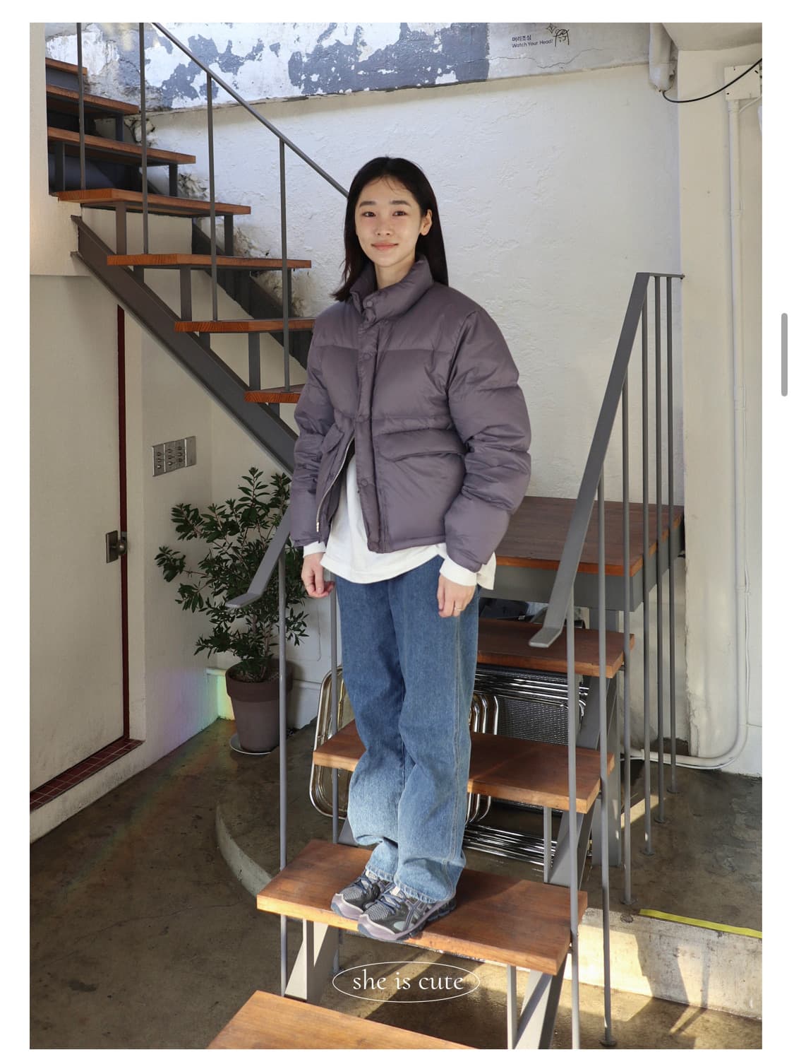 쉬이즈큐트 큐트 푸퍼 (퍼플 패딩) 상품이미지1