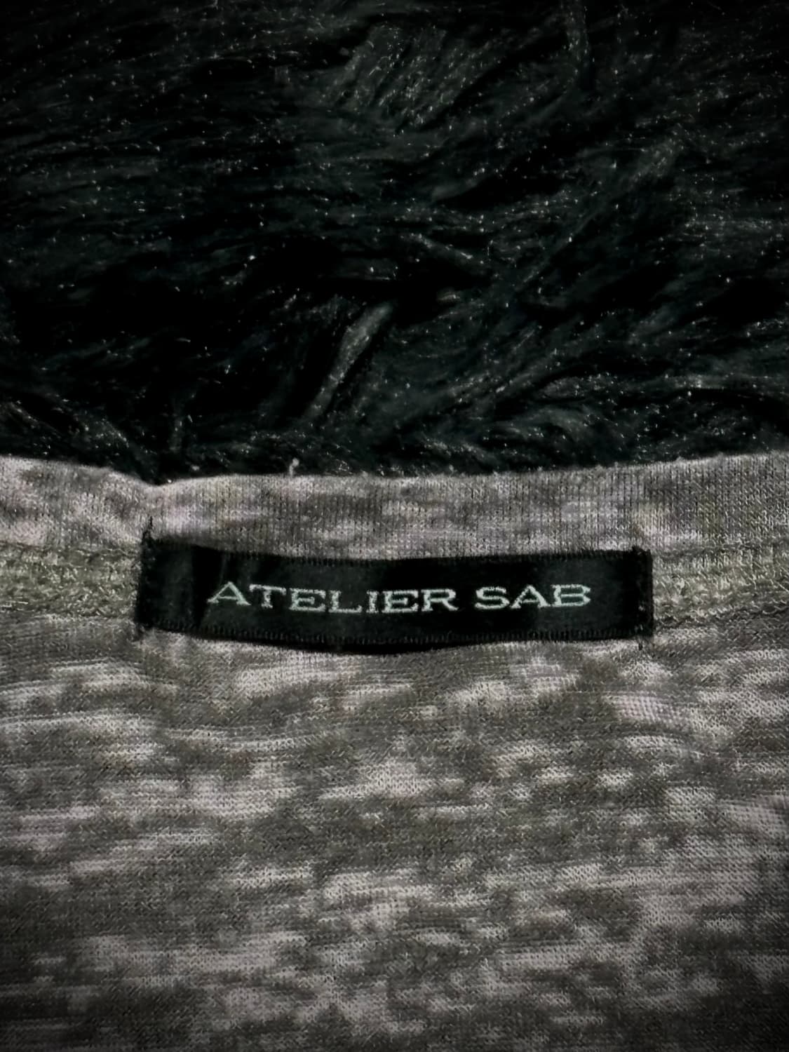 ATELIER SAB 큐빅 프린팅 퍼플 반팔티 상품이미지9