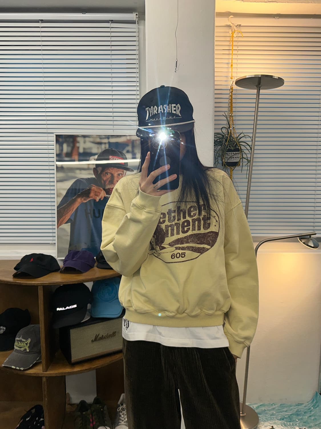 헤더먼트 헤더홈 스웻셔츠 os 상품이미지1