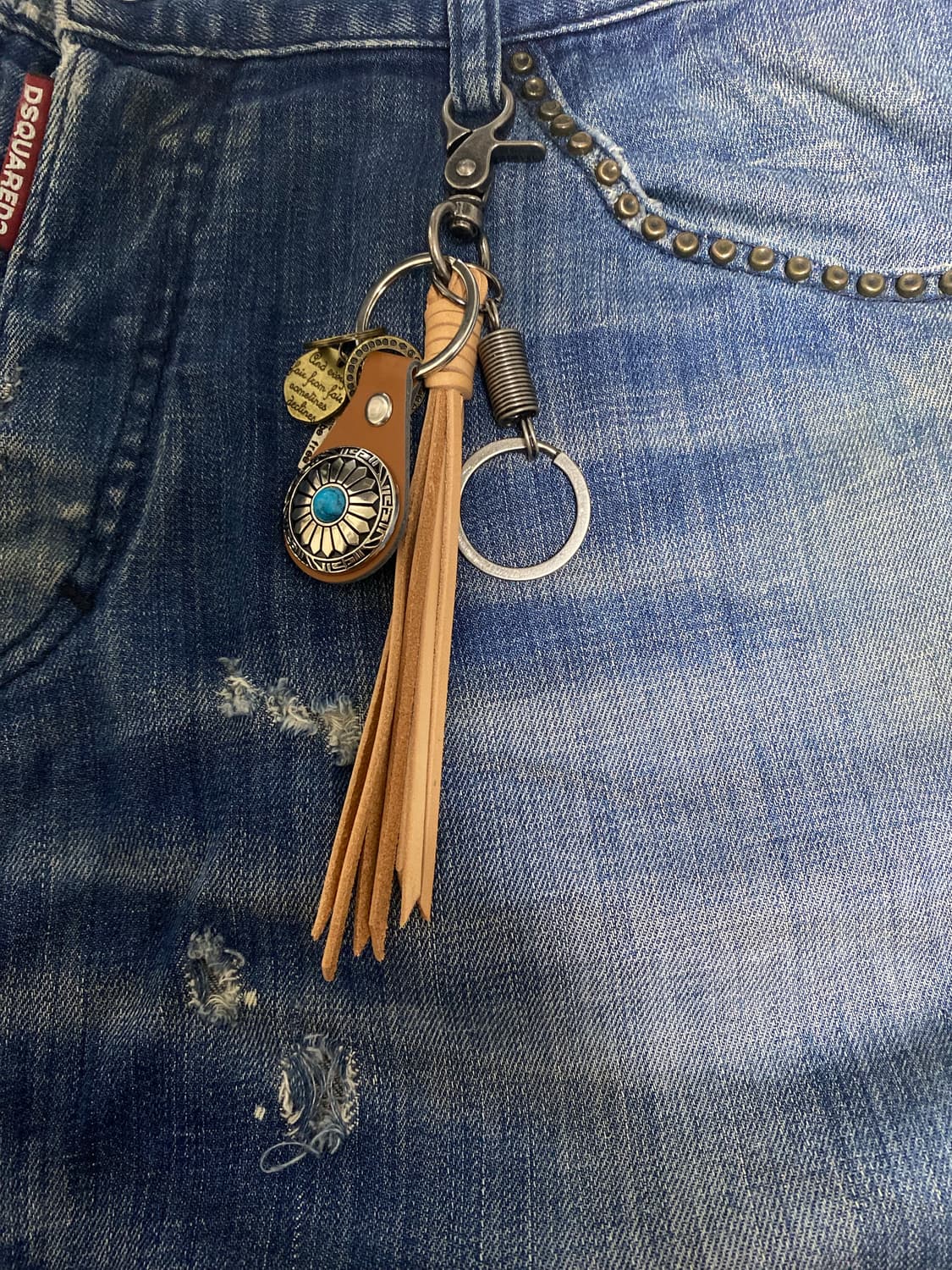 웨스턴 무드 태슬 키링 상품이미지2