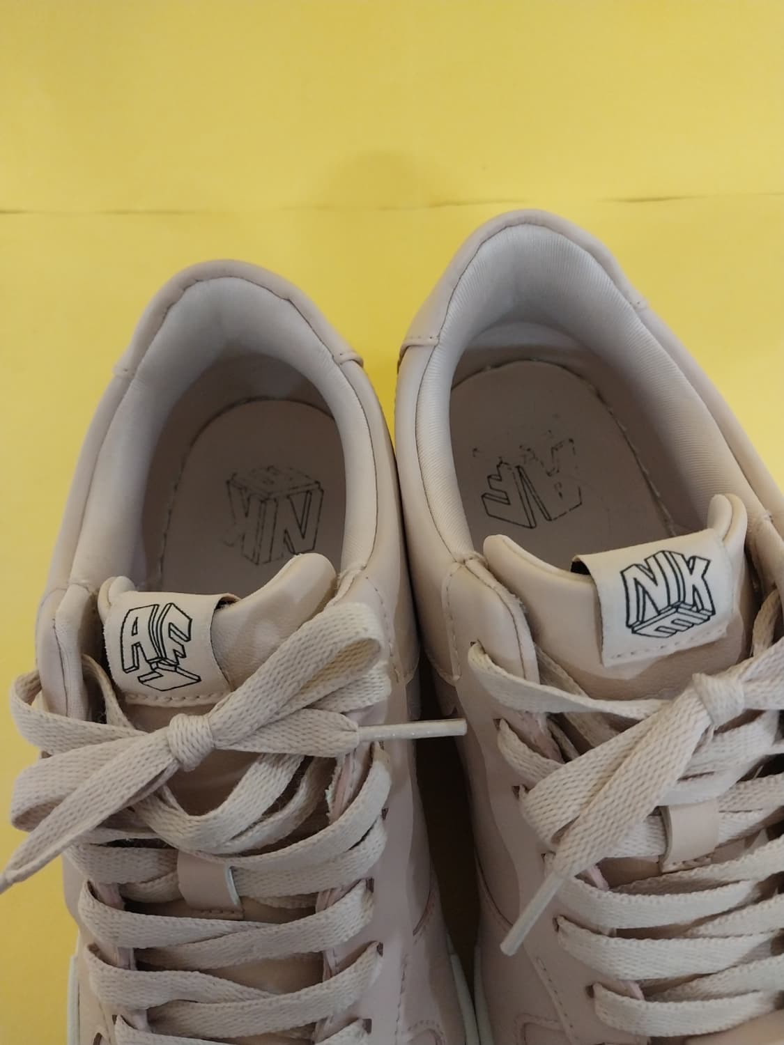 남성 나이키 에어포스1 픽셀 핑크베이지 스니커즈, 운동화 (280) 상품이미지5